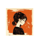 stamp stamp（レトロ）（個別スタンプ：5）