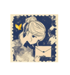 stamp stamp（レトロ）（個別スタンプ：6）