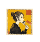 stamp stamp（レトロ）（個別スタンプ：11）