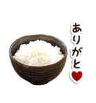 毎日使える♡白ご飯（個別スタンプ：7）