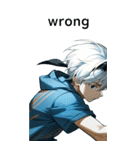 全て同じセリフ【wrong】（個別スタンプ：4）