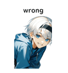 全て同じセリフ【wrong】（個別スタンプ：13）