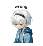 全て同じセリフ【wrong】（個別スタンプ：18）