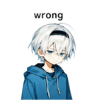 全て同じセリフ【wrong】（個別スタンプ：21）