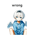 全て同じセリフ【wrong】（個別スタンプ：23）