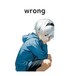 全て同じセリフ【wrong】（個別スタンプ：24）