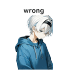 全て同じセリフ【wrong】（個別スタンプ：26）