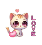 3等身猫ちゃん（個別スタンプ：8）