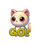3等身猫ちゃん（個別スタンプ：16）
