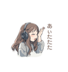 ゆる可愛い女の子(日常使い）（個別スタンプ：3）
