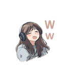 ゆる可愛い女の子(日常使い）（個別スタンプ：7）