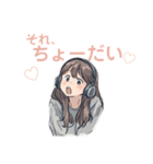 ゆる可愛い女の子(日常使い）（個別スタンプ：10）