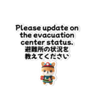 【災害・体調不良時】日英翻訳スタンプ（個別スタンプ：11）