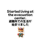 【災害・体調不良時】日英翻訳スタンプ（個別スタンプ：18）