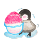 ペンギンとウサギ！無言のかわいい日常♥♥（個別スタンプ：9）