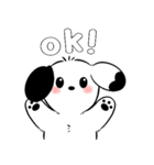 ハッピー : 子犬の日常生活 (eng ver.)（個別スタンプ：6）