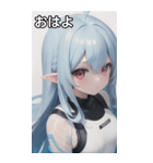 レジャースポーツ女の子7（個別スタンプ：1）