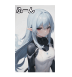 レジャースポーツ女の子7（個別スタンプ：10）