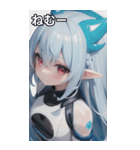 レジャースポーツ女の子7（個別スタンプ：34）