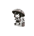 雨たいへん（個別スタンプ：2）