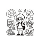 夏休み終わった（個別スタンプ：3）