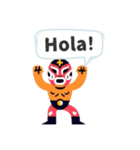ゆるかわ ルチャリブレ〜スペイン語Ver.〜（個別スタンプ：1）
