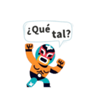 ゆるかわ ルチャリブレ〜スペイン語Ver.〜（個別スタンプ：4）