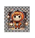 ハロウィン＆冬のほっこりキャラスタンプ（個別スタンプ：13）