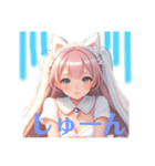 ピンクの髪の女の子♡日常スタンプ（個別スタンプ：14）