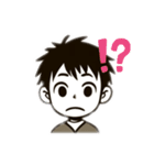 私はシンプルな男性です（個別スタンプ：2）