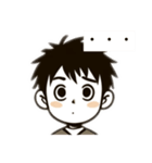 私はシンプルな男性です（個別スタンプ：10）