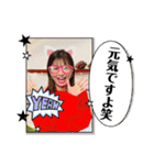 Yah！Yah！Yah！ 諸岡彩の公認スタンプ（個別スタンプ：22）