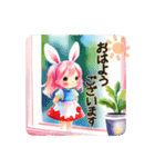 可愛い女の子♡誰にでも使える日常スタンプ（個別スタンプ：1）