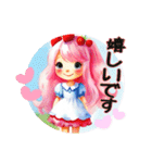 可愛い女の子♡誰にでも使える日常スタンプ（個別スタンプ：8）