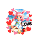 可愛い女の子♡誰にでも使える日常スタンプ（個別スタンプ：18）