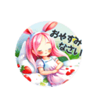 可愛い女の子♡誰にでも使える日常スタンプ（個別スタンプ：21）