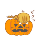 秋の茶トラ猫♪秋の味覚とハロウィン（個別スタンプ：24）