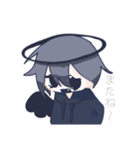 黒い天使スタンプ（個別スタンプ：2）