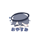 黒い天使スタンプ（個別スタンプ：5）