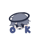黒い天使スタンプ（個別スタンプ：6）
