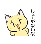 もっちり丸顔ねこ（個別スタンプ：16）