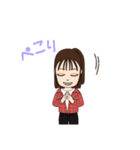 似顔絵スタンプmiku（個別スタンプ：11）