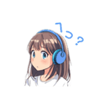 カラフルなヘッドホンした女の子(煽り多め)（個別スタンプ：14）