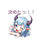 可愛い悪魔ちゃん（日常使い）（個別スタンプ：4）