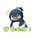 ファンタジックモンスターペンギン(日本版)（個別スタンプ：35）