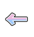 【アレンジ機能】いろいろ文字・集中線（個別スタンプ：5）