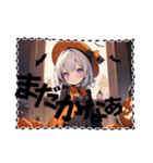 ハロウィーン女の子（個別スタンプ：2）