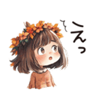 秋冬のあいさつ言葉。うめちゃん。（個別スタンプ：20）