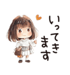 秋冬のあいさつ言葉。うめちゃん。（個別スタンプ：25）