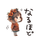 秋冬のあいさつ言葉。うめちゃん。（個別スタンプ：33）